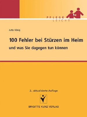 cover image of 100 Fehler bei Stürzen im Heim